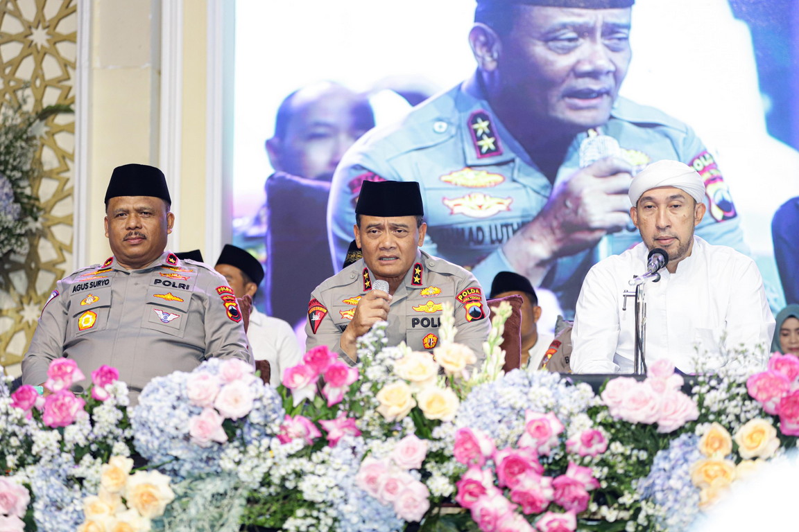 Irjen Pol Ahmad Luthfi bersama Habib Ali Zainal Abidin Assegaf, Jawa Tengah Bersholawat Untuk Indonesia