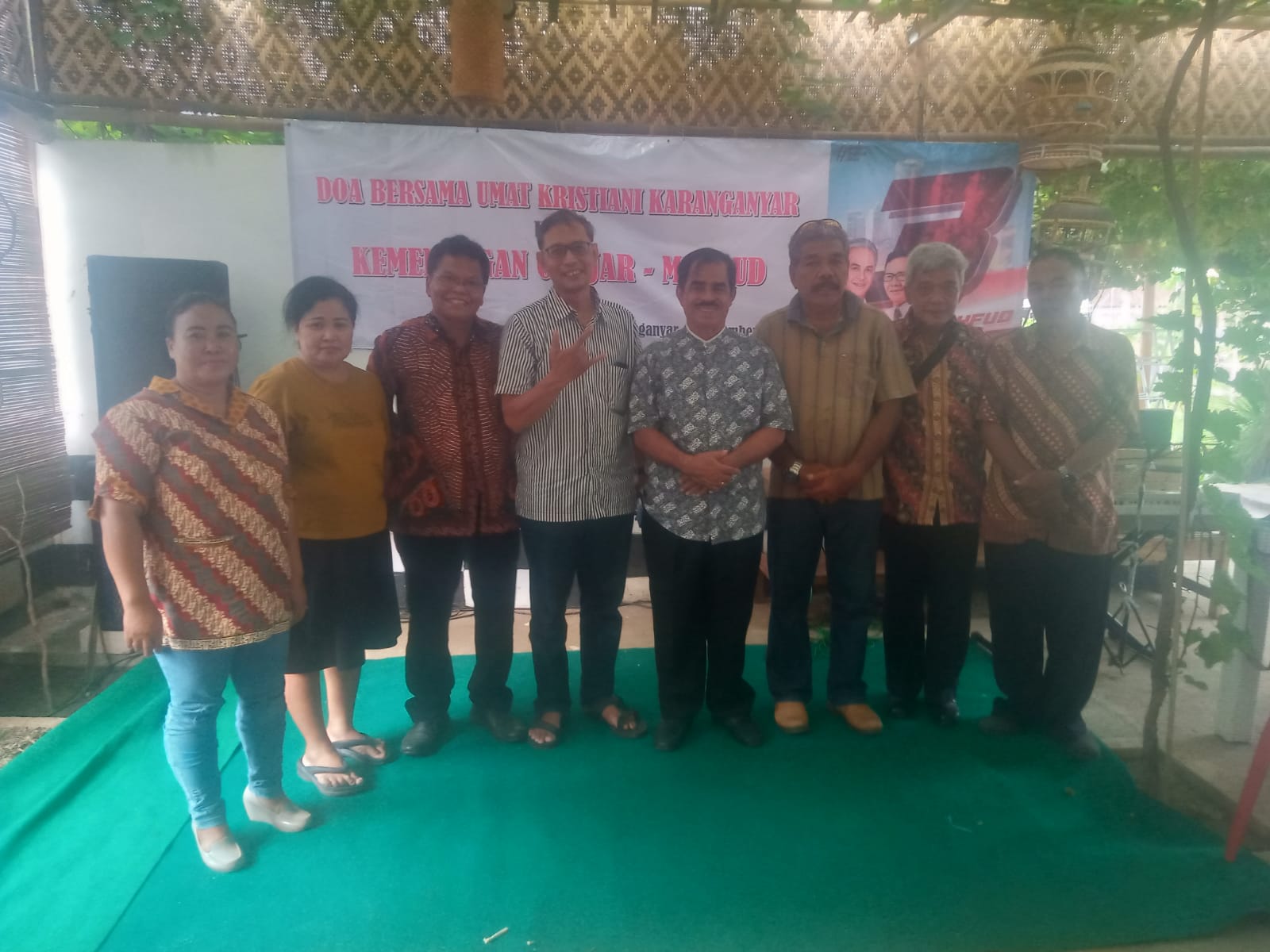 140 Pendeta Karanganyar BABE GP Bangkit Bersama Ganjar Pranowo Berdoa Bersama Untuk Kemenangan di Pilpres 2024