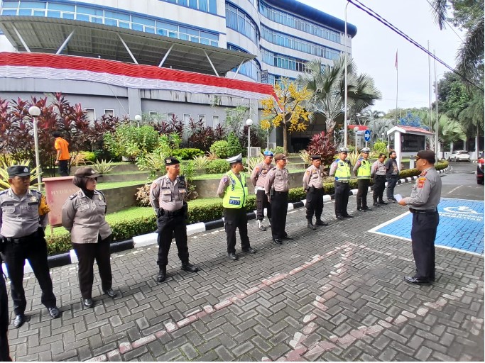 Polisi Amankan Rapat Paripurna DPRD Kota Medan