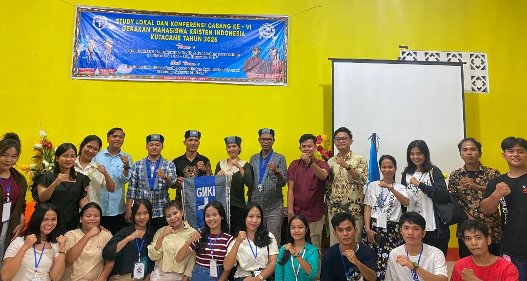 Konfercab ke -VI GMKI Kutacane 2026,  Leonardo Sihombing,S.P Terpilih Menahkodai GMKI Kutacane 2026-2028