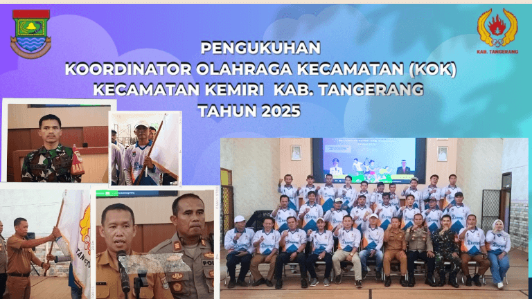 Dodi Rissi Slamet Resmi Dikukuhkan Jadi Ketua KOK Kecamatan Kemiri Periode 2025–2029