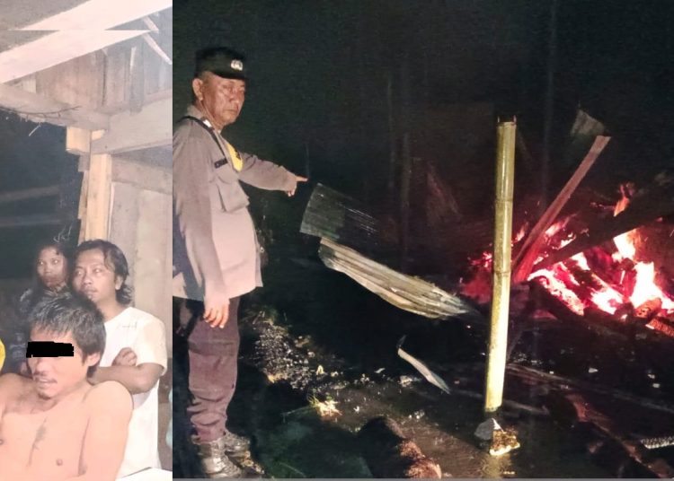 Pelaku Bakar Rumah Orangtuanya, Diamankan Polsek Tanah Jawa