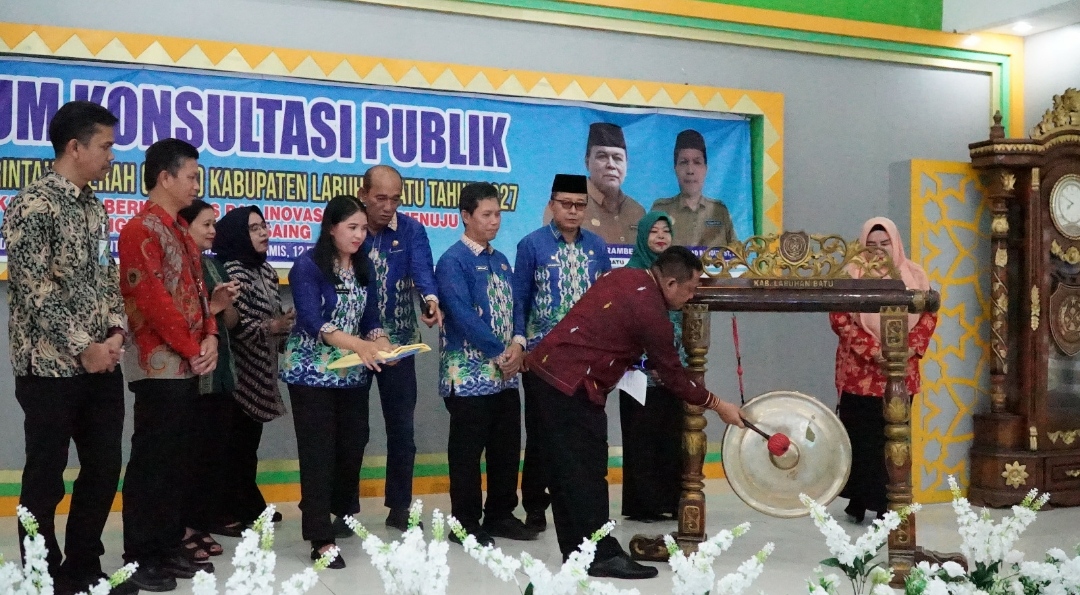 Wabup Buka Forum Konsultasi Publik RKPD Kabupaten Labuhanbatu Tahun 2027