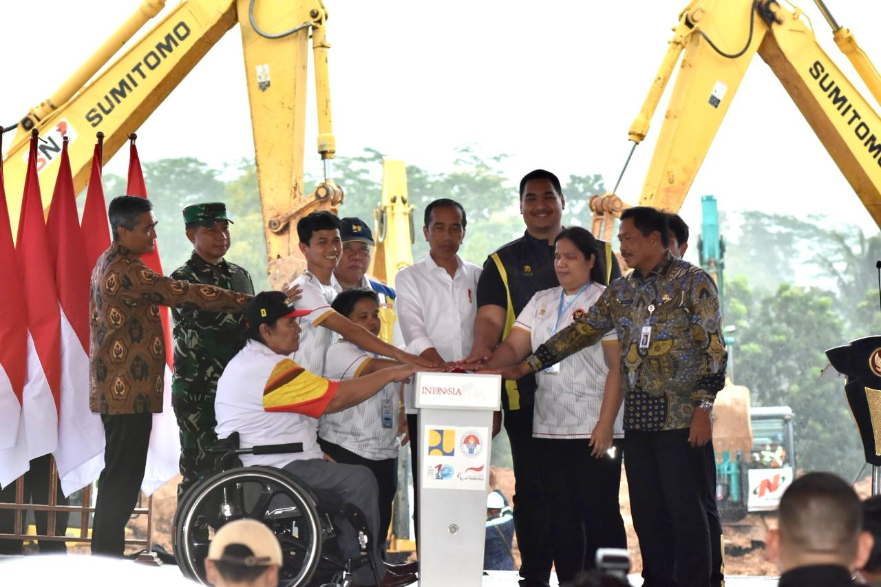 Presiden Jokowi Hadiri Groundbreaking, Pembangunan Paralympic Training Center Berstandar Internasional