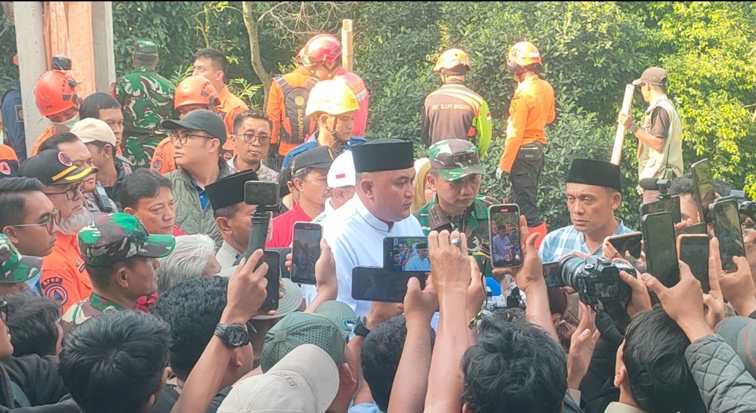 Bupati Bogor Respon Cepat Tregedi Ambruknya Majlis Taklim di Ciomas