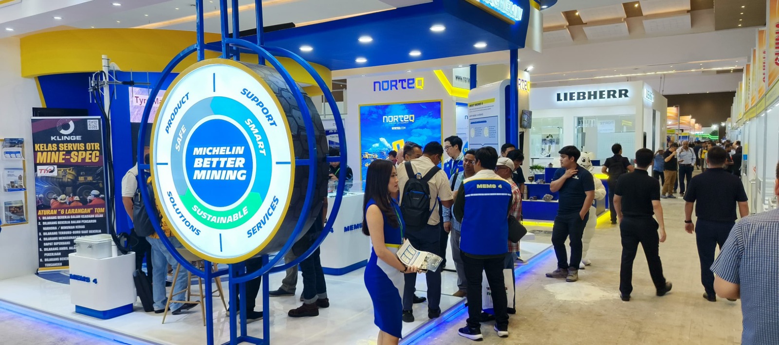 Michelin Hadir di Jakarta International Mining Expo: Pamerkan Teknologi MEMS 4