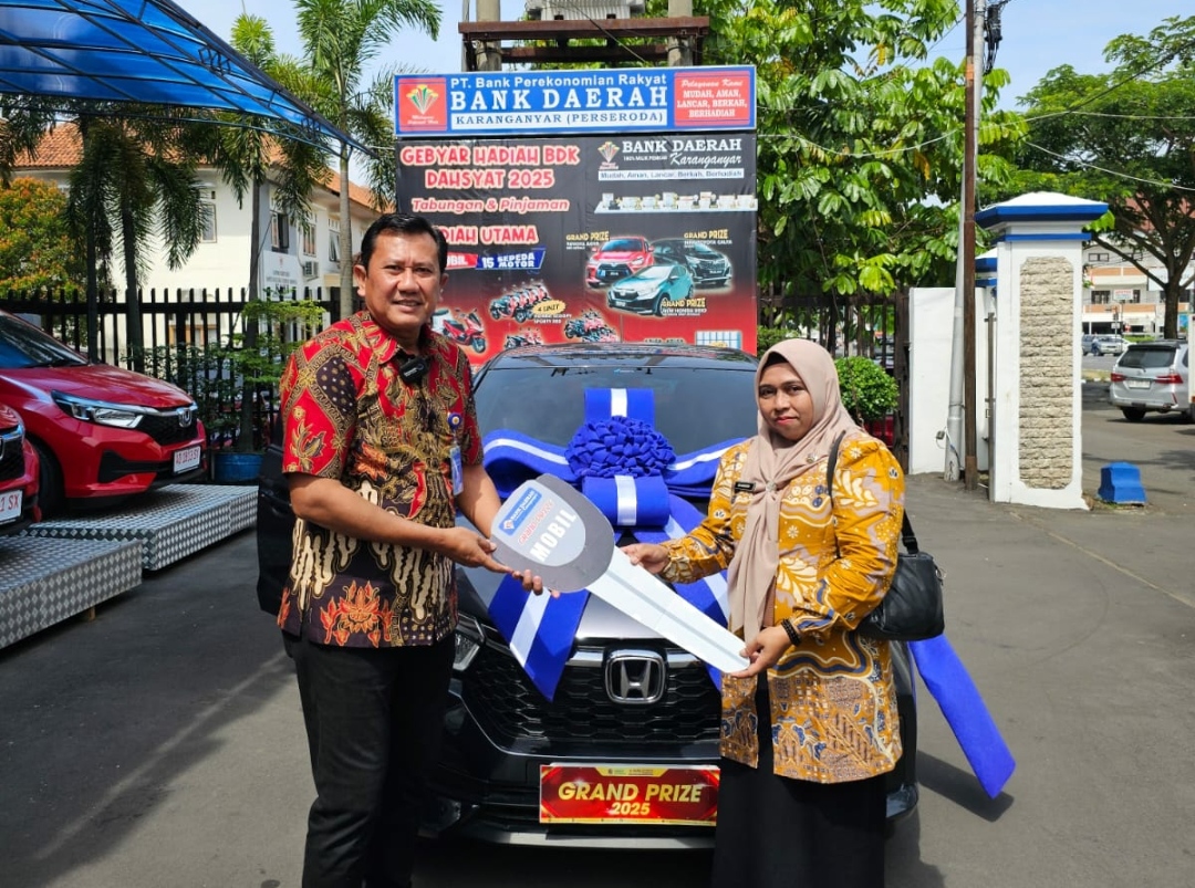 PT Bank Daerah Karanganyar Gelar Undian Tahap 3 Tabungan dan Kredit BDK Dahsyat  1,2 M.Dipenghujung Tahun 2025