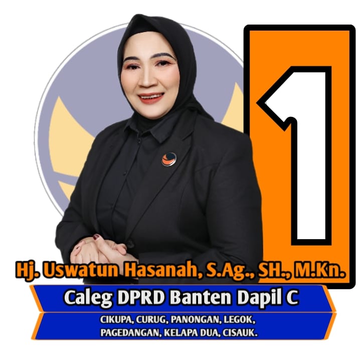 Selamat dan Sukses Hj.Uswatun Hasanah SAg.,S.H., M.Kn Caleg Terpilih Dari Partai Nasdem