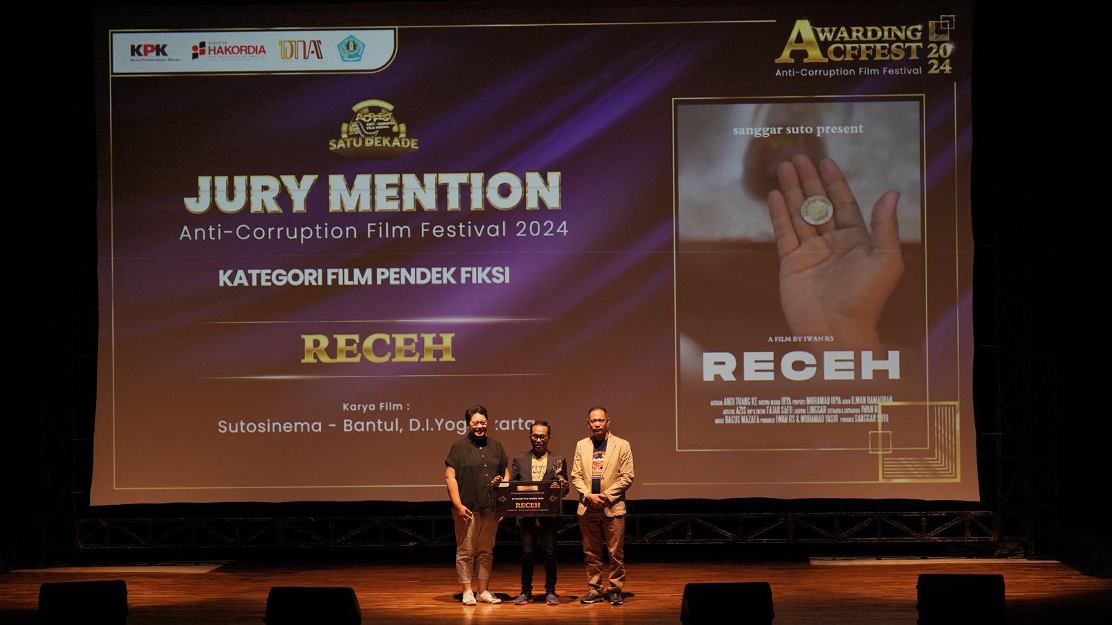 Malam Anugerah Festival Film ACFFEST 2024, KPK Umumkan 9 Karya Terbaik