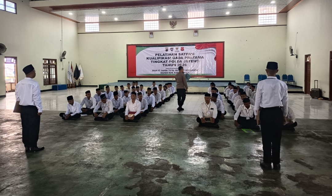 Baznas Kerja Sama Dengan Polres Karanganyar Mengadakan Pelatihan Satpam Sejumplah 50 Peserta