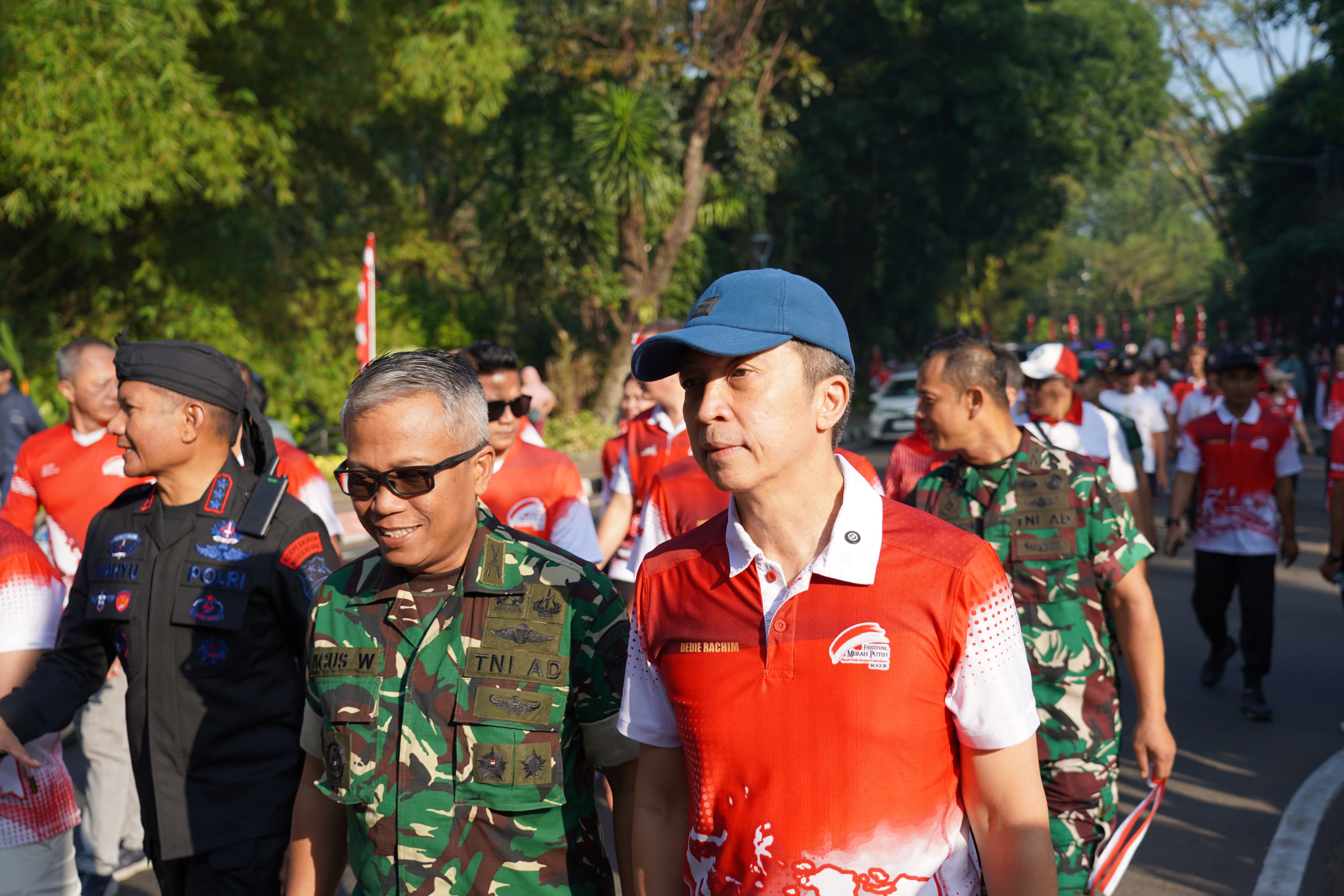 Kasrem 061/SK Hadiri Napak Tilas Semangat Jenderal Sudirman Dalam Rangka 1 Dekade Festival Merah Putih