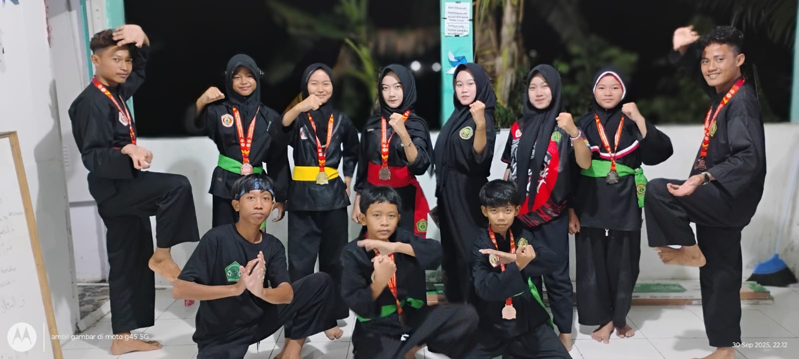 Padepokan Macan Putih Kemiri Sabet 12 Medali AKC Tingkat Nasional Yonif 203/AK