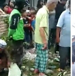 Warga Heboh Pengendera Sepeda Motor Tewas Disambar Kereta Api
