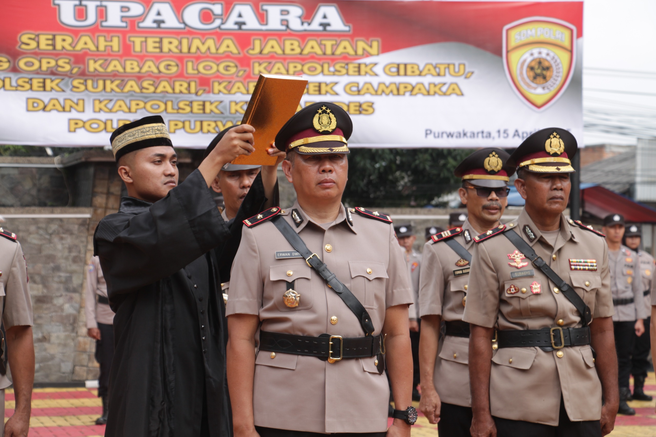  Begini Pesan Kapolres Purwakarta Untuk Pejabat yang Dimutasi