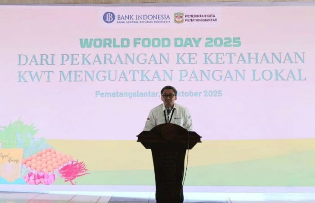 Hari Pangan Sedunia 2025, BI dan Pemko Pematangsiantar Dorong P2L dan Pangan Murah