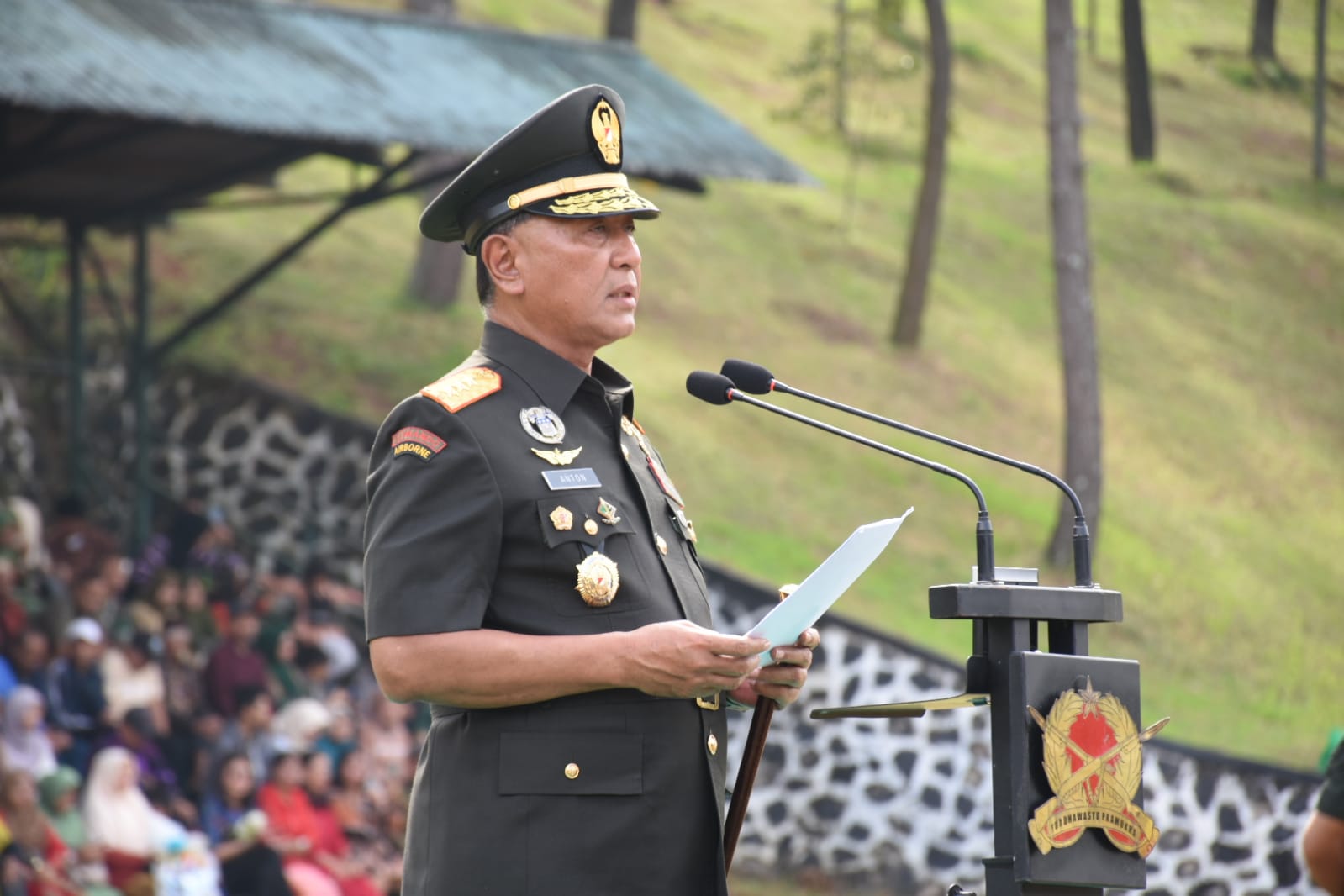 Tutup Dikmaba Kostrad Tahun 2024, Danpussenif Lantik 231 Sersan Dua