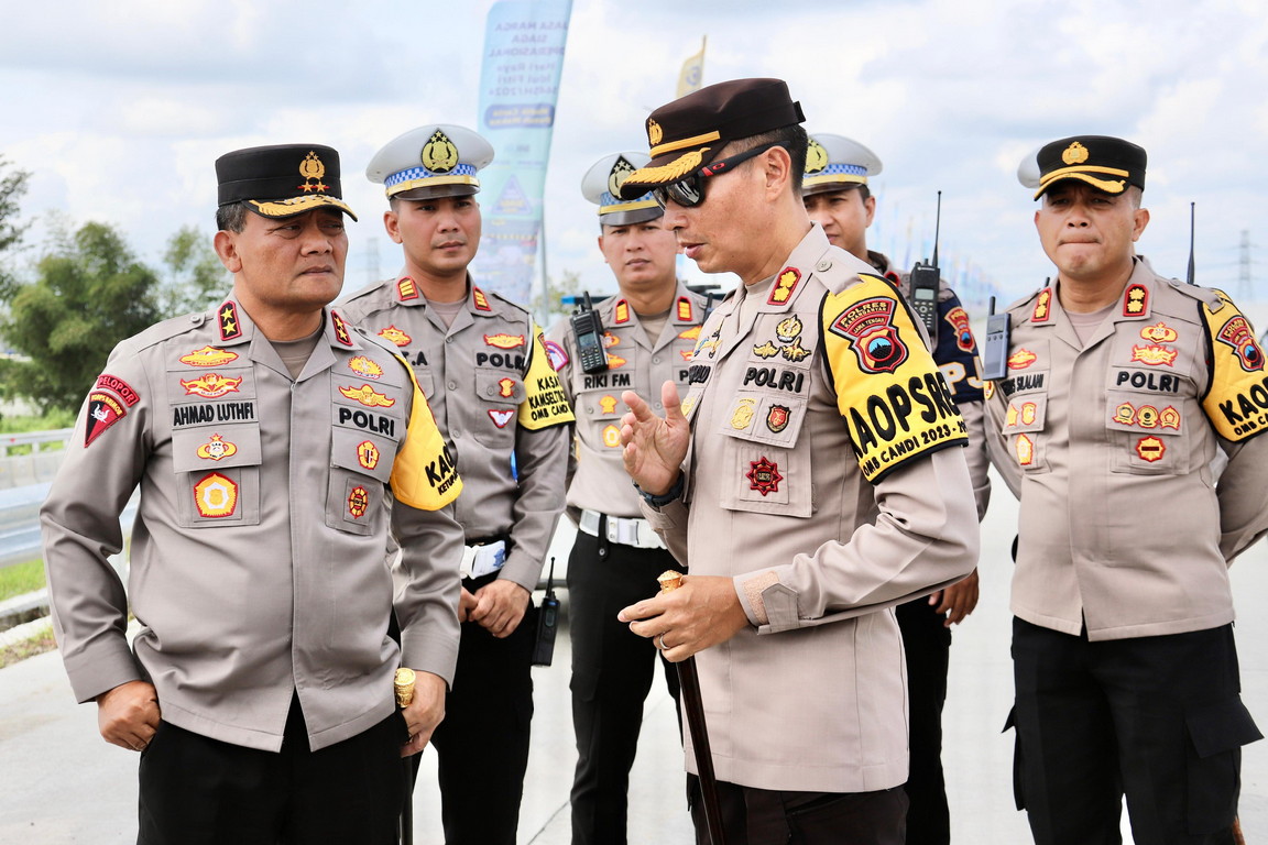 Kapolda Jawa Tengah Cek Kesiapan Tol Fungsional Solo-Jogja