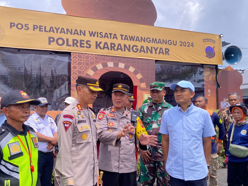 H-2 Lebaran Gelar Oprasi, Polres Karanganyar Beri Pelayanan yang Terbaik 