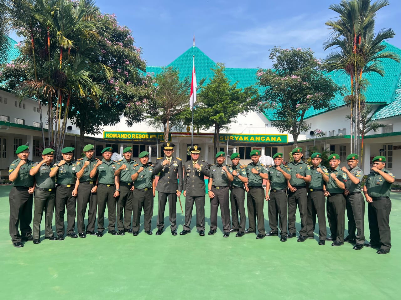 Danrem 061/Sk Pimpin Upacara Kesaktian Pancasila dan Laporan Korps Kenaikan Pangkat