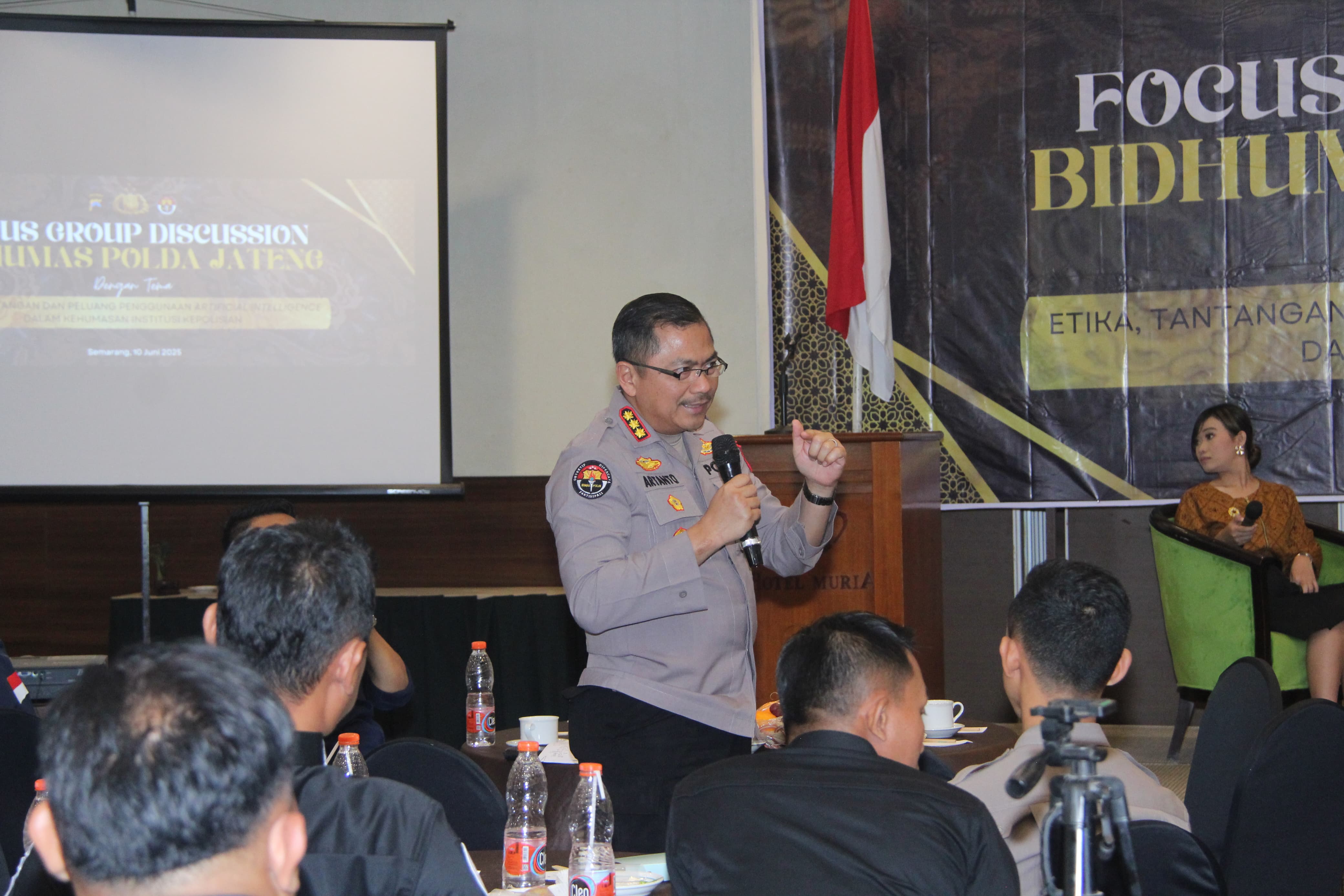 Optimalkan Pemanfaatan A.I, Bidhumas PoldaJateng Gelar FGD Bahas Etika, Tantangan dan Peluang