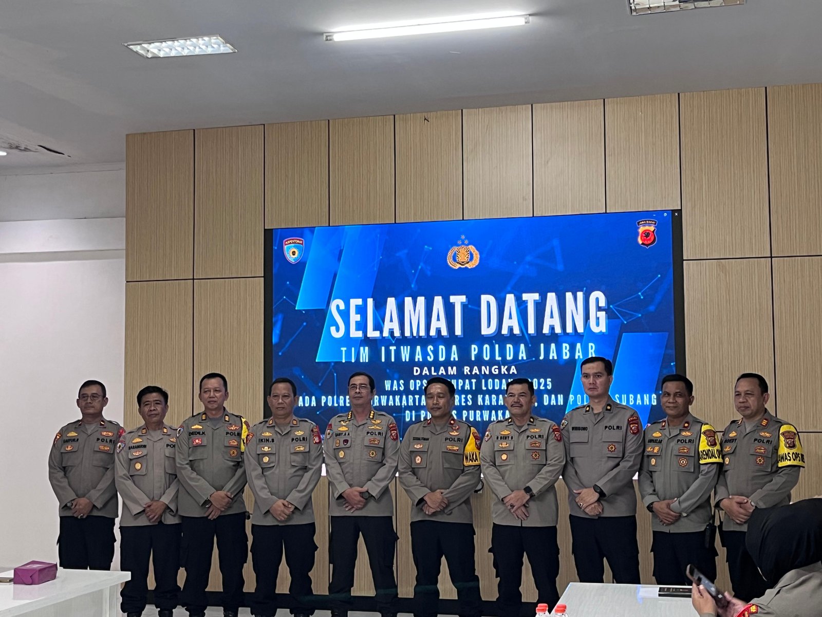  Polres Purwakarta Jadi Tuan Rumah Kegiatan Was Ops Ketupat Lodaya 2025 oleh Itwasda Polda Jabar