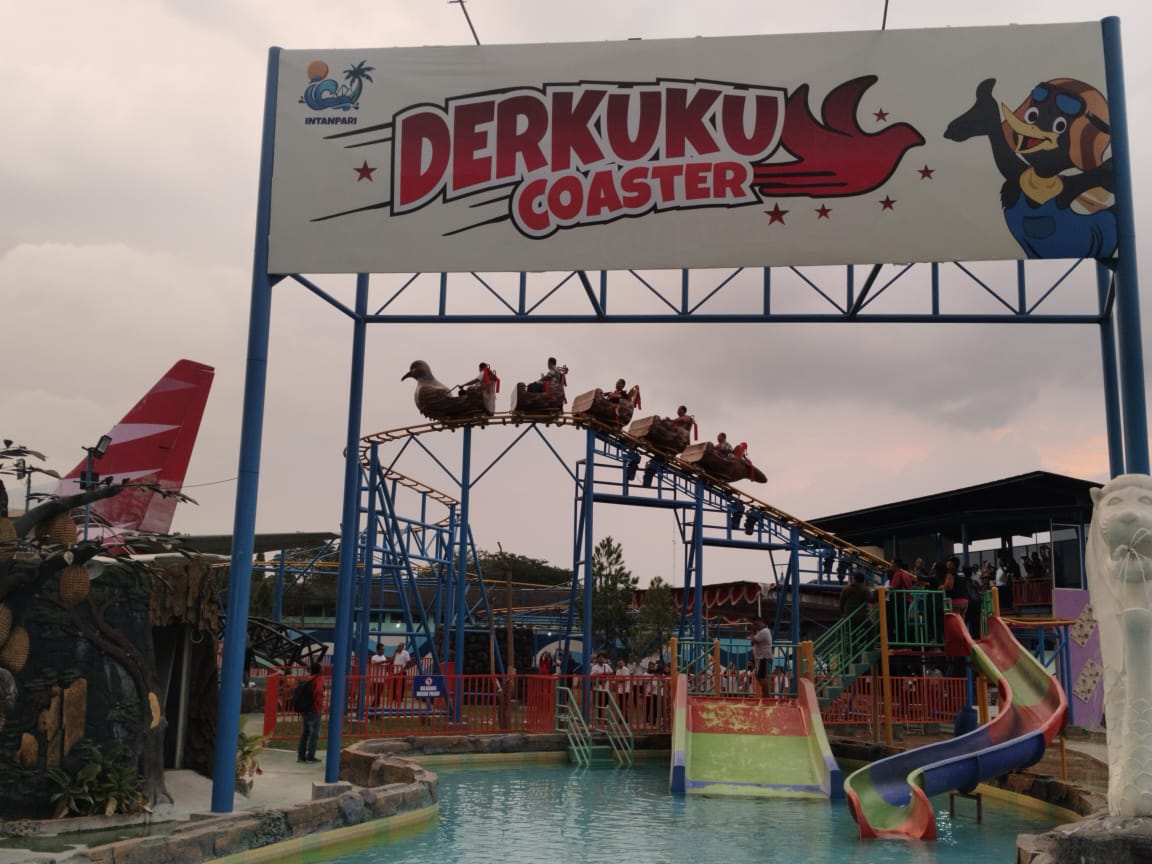 Juliatmono Bupati Karanganyar Resmikan Wahana Baru Roller Coaster di Intanpari Diahkir Masa Tugas 