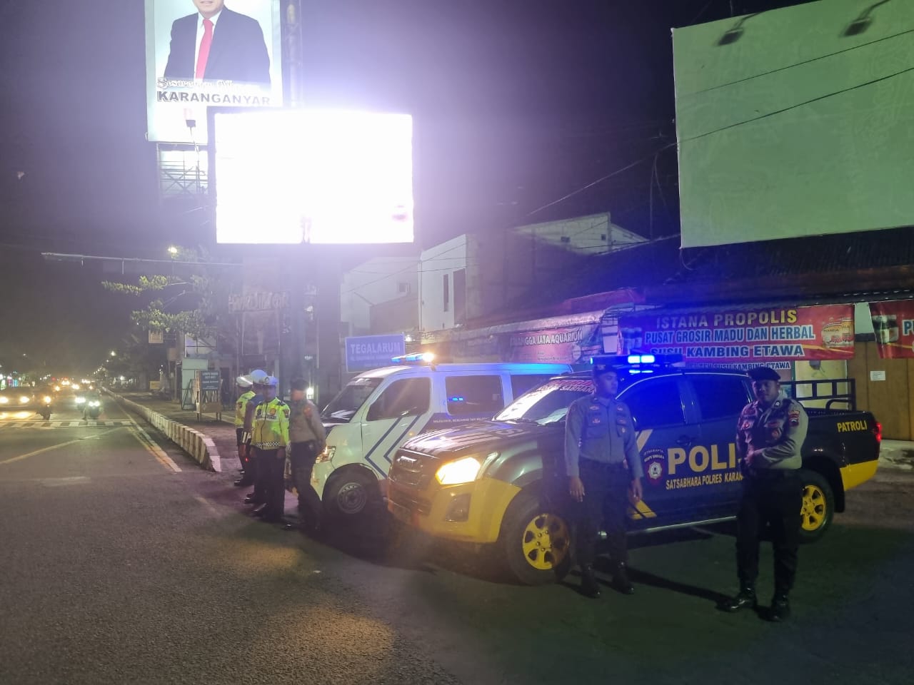 Polres Karanganyar Giatkan Polisi Hadir Malam Hari Saat Ramadhan, Antisipasi Kenakalan Remaja