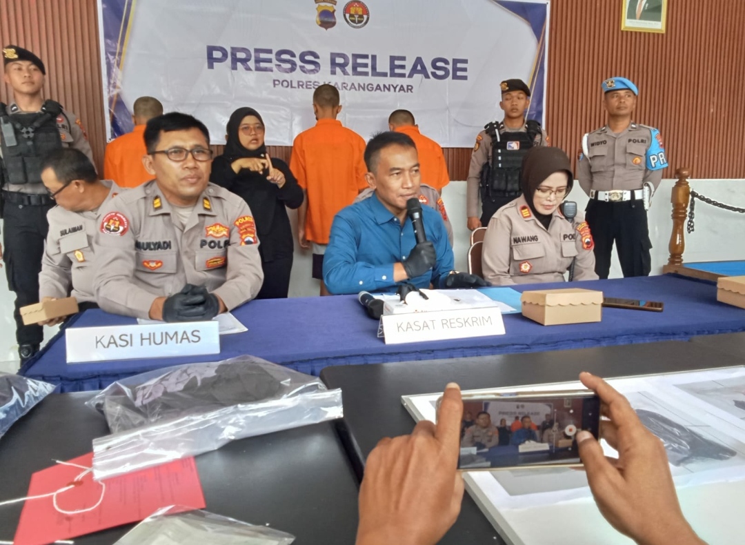 Polres Karanganyar Ungkap Tiga Kasus Pencurian Sepeda Motor di Tiga Kecamatan
