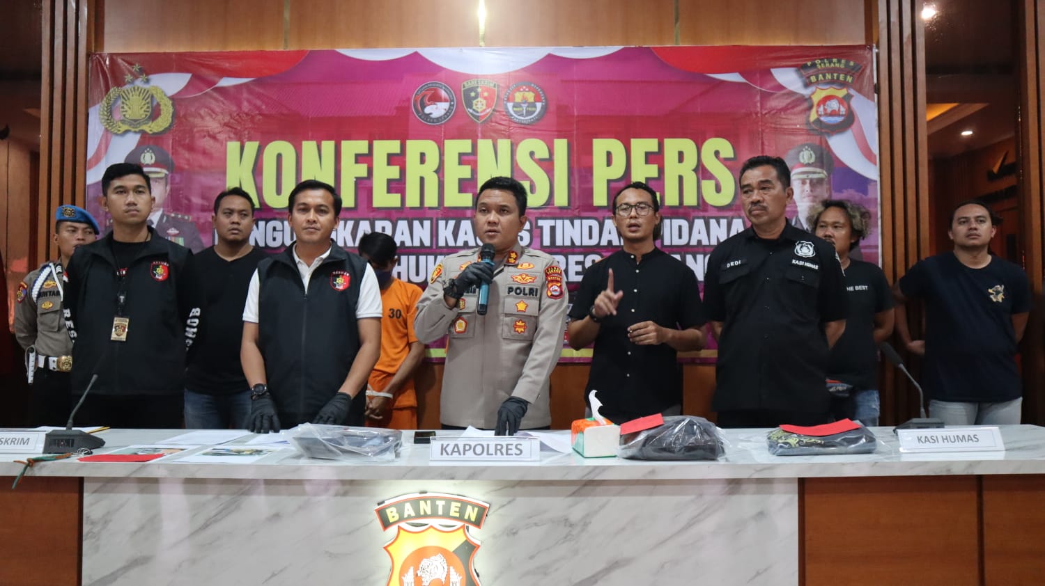 Kurang Dari 6 Jam, Satreskrim Polres Serang Tangkap Pelaku Pembunuhan