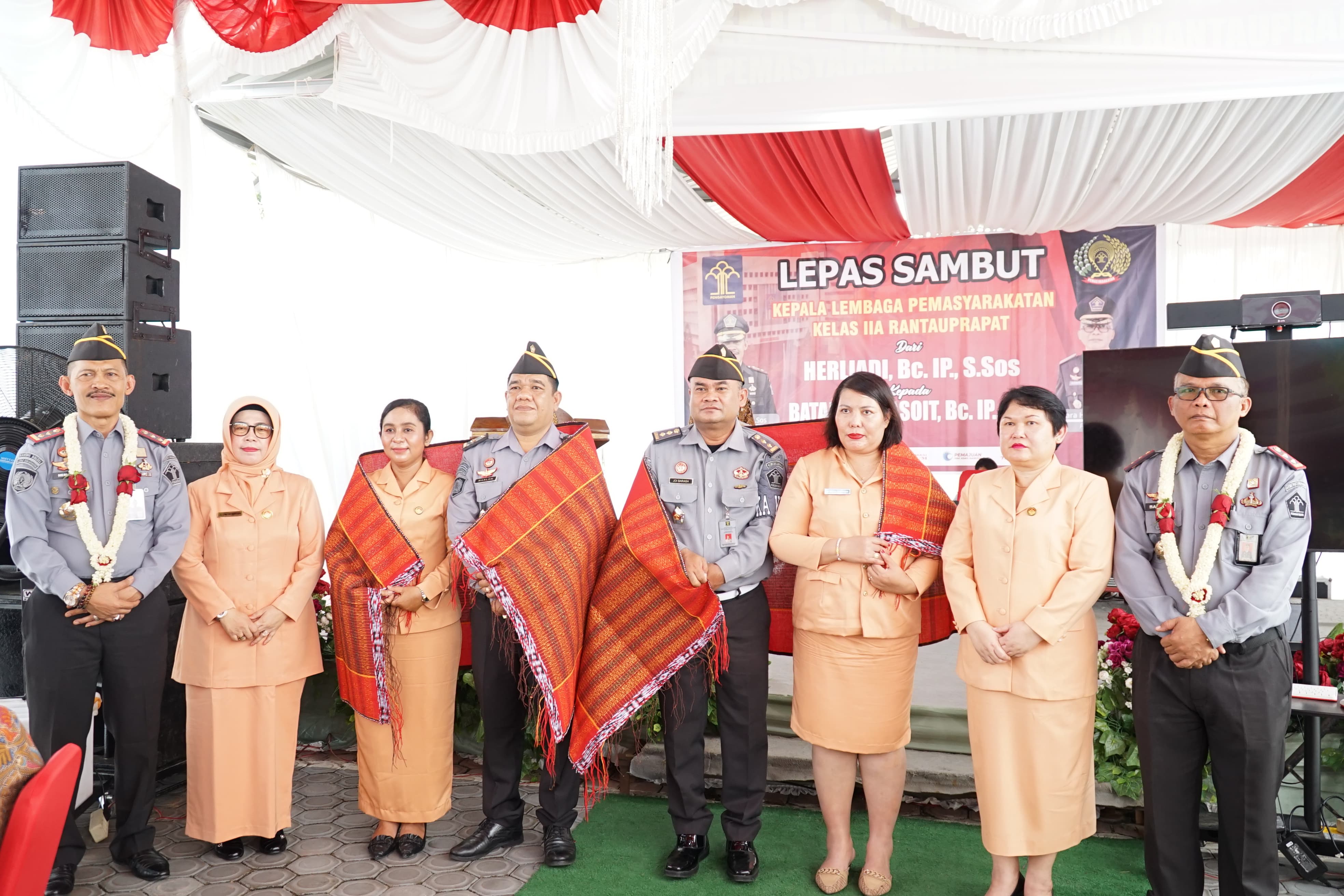 Plt. Bupati Labuhanbatu Hadiri Pisah Sambut Kalapas Klas IIA Rantauprapat 