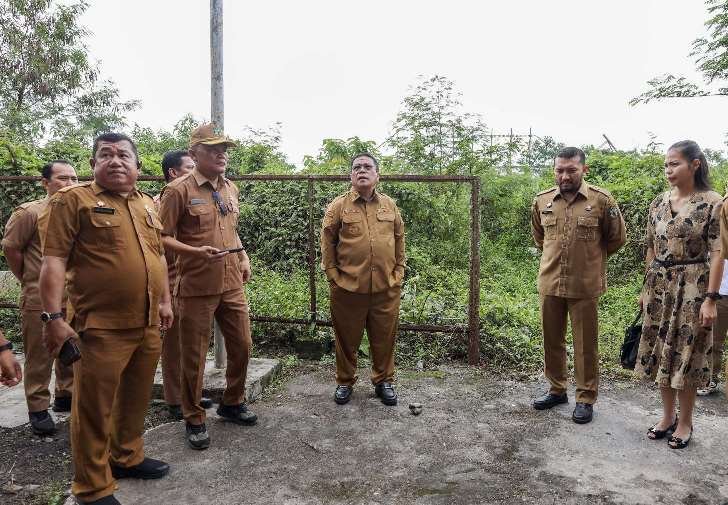 Walikota Siantar Wesly Silalahi Tinjau Stadion Sang Naualuh