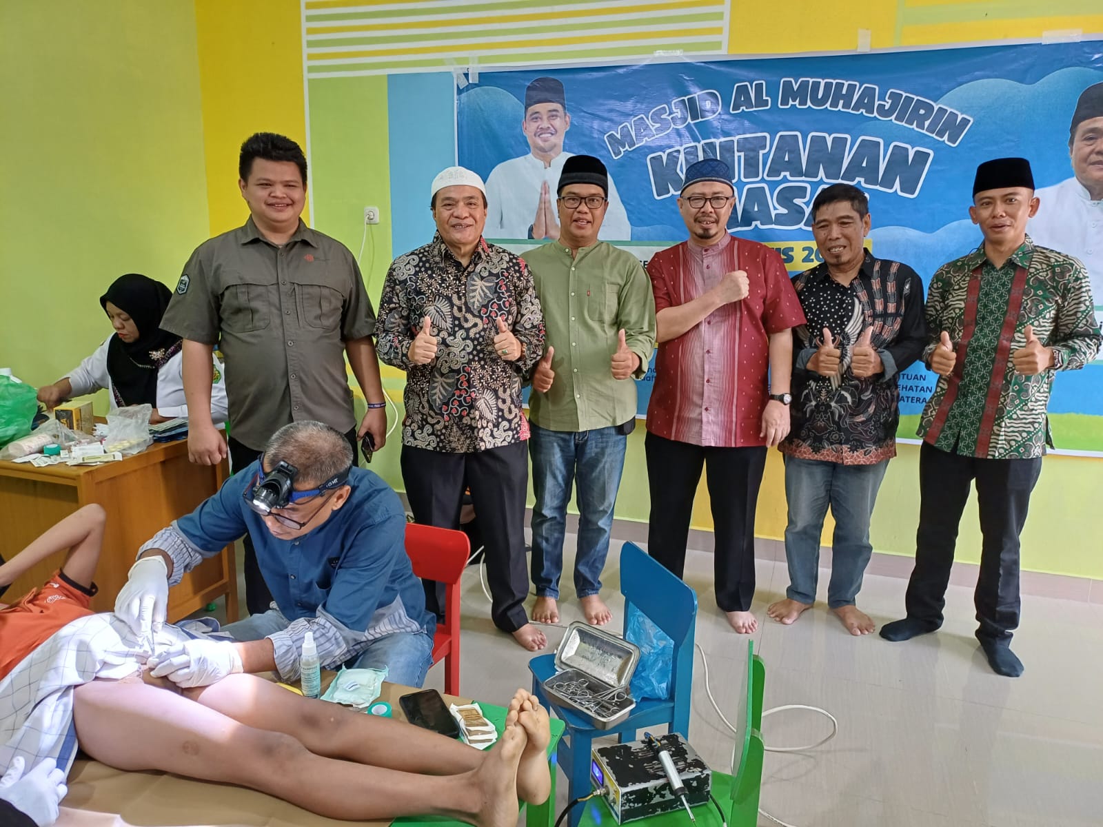 Program Kerja Tahunan BKM Masjid Al-Muhajirin Kegiatan Sosial di Jl. Bajak ll H, Kel. Harjosari II