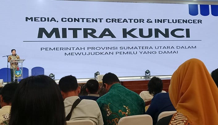 Pj Gubsu Ajak Media Sukseskan Pemilu Damai