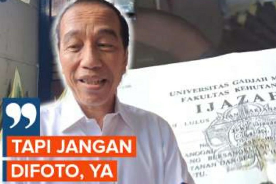 Memang beda, Ijazah JkW tidak boleh difoto, tapi Ijazah Mohammad Hatta malah dipajang di Universitas Belanda