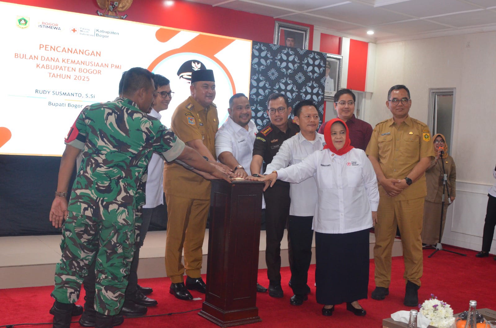 Bupati Bogor Pacu PMI Raih Akreditasi dan Gelar Bulan Dana Kemanusiaan 2025