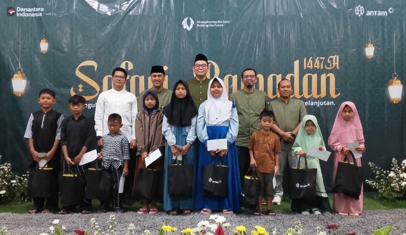 Safari Ramadan 1447 H Antam Pongkor: Perkuat Integritas, Tebar Kepedulian Lewat Santunan Yatim