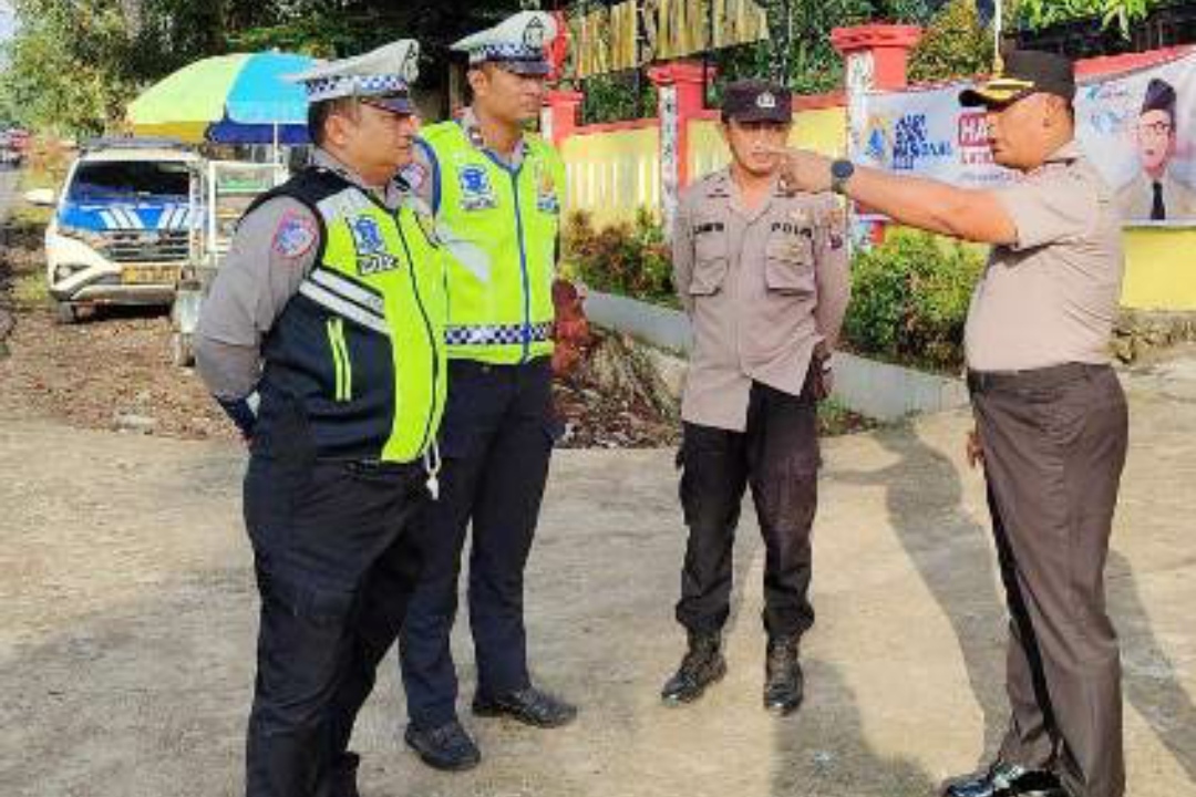 Kapolres Simalungun Turun Awasi Pengaturan Lalulintas Pagi
