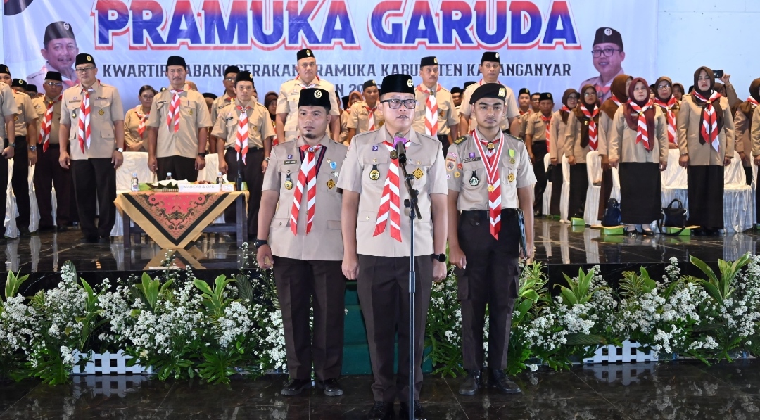 Wakil Bupati Karanganyar Lantik dan Sematkan Tanda Penghargaan Pramuka Garuda Tahun 2026