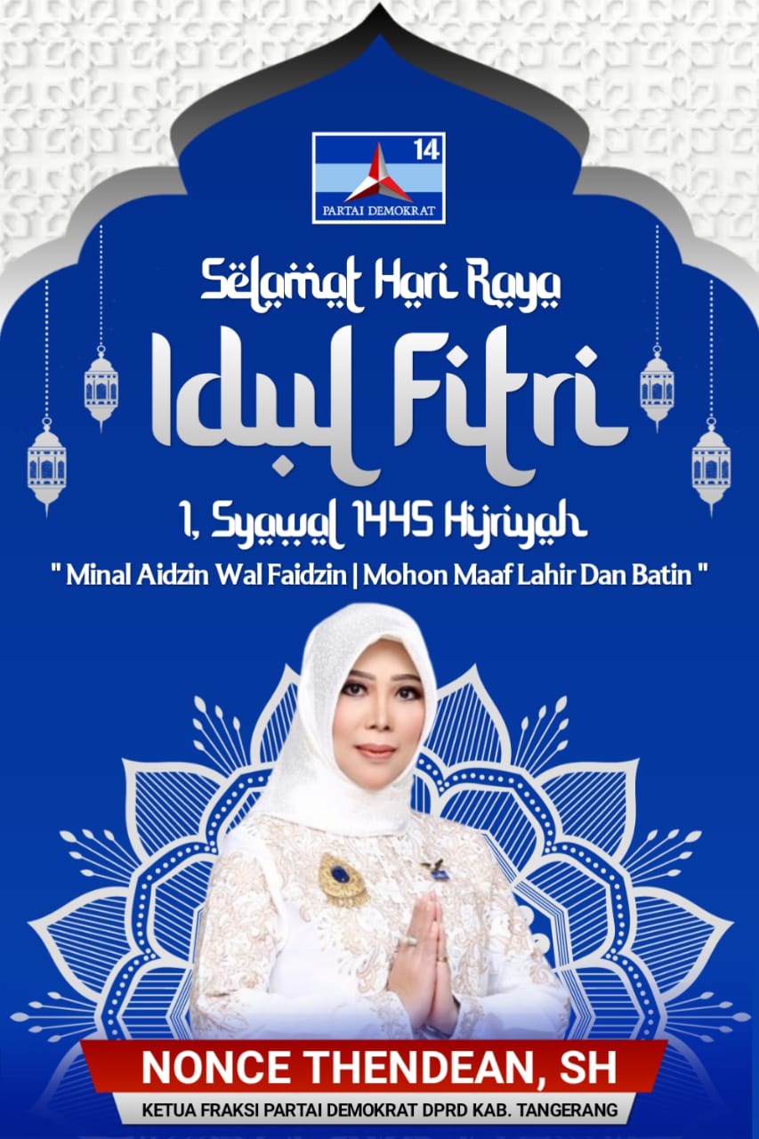 Nonce Thendean SH  Mengucapkan Selamat Hari Raya  Idul Fitri  1 Syawal 1445 H