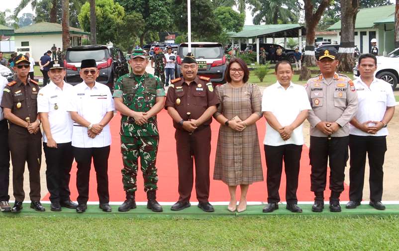 Kapolres Simalungun Sambut Kunjungan KSAD Dalam Upaya Penguatan Sinergi TNI-POLRI