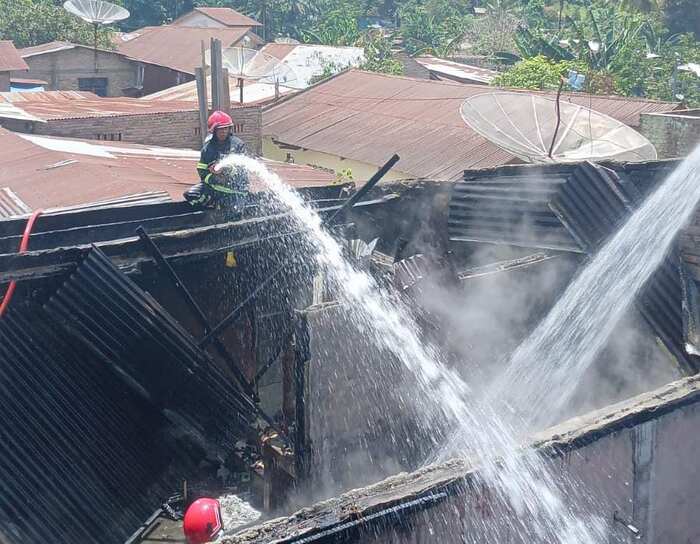 Satu Unit Rumah Terbakar di Siantar Martoba