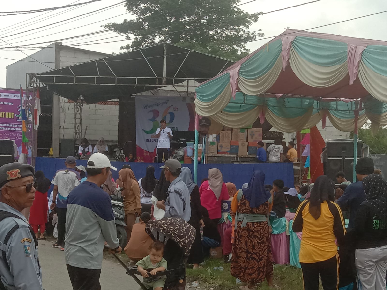 Desa Pasirgintung Jayanti Sambut HUT ke-36 dengan Jalan Sehat dan Doorprize