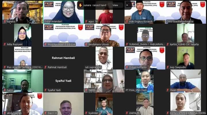 Ketua Umum YLBHK--CKI Adakan Pelatihan Penyelesaian Perselisihan Hubungan Industrial (PPHI)