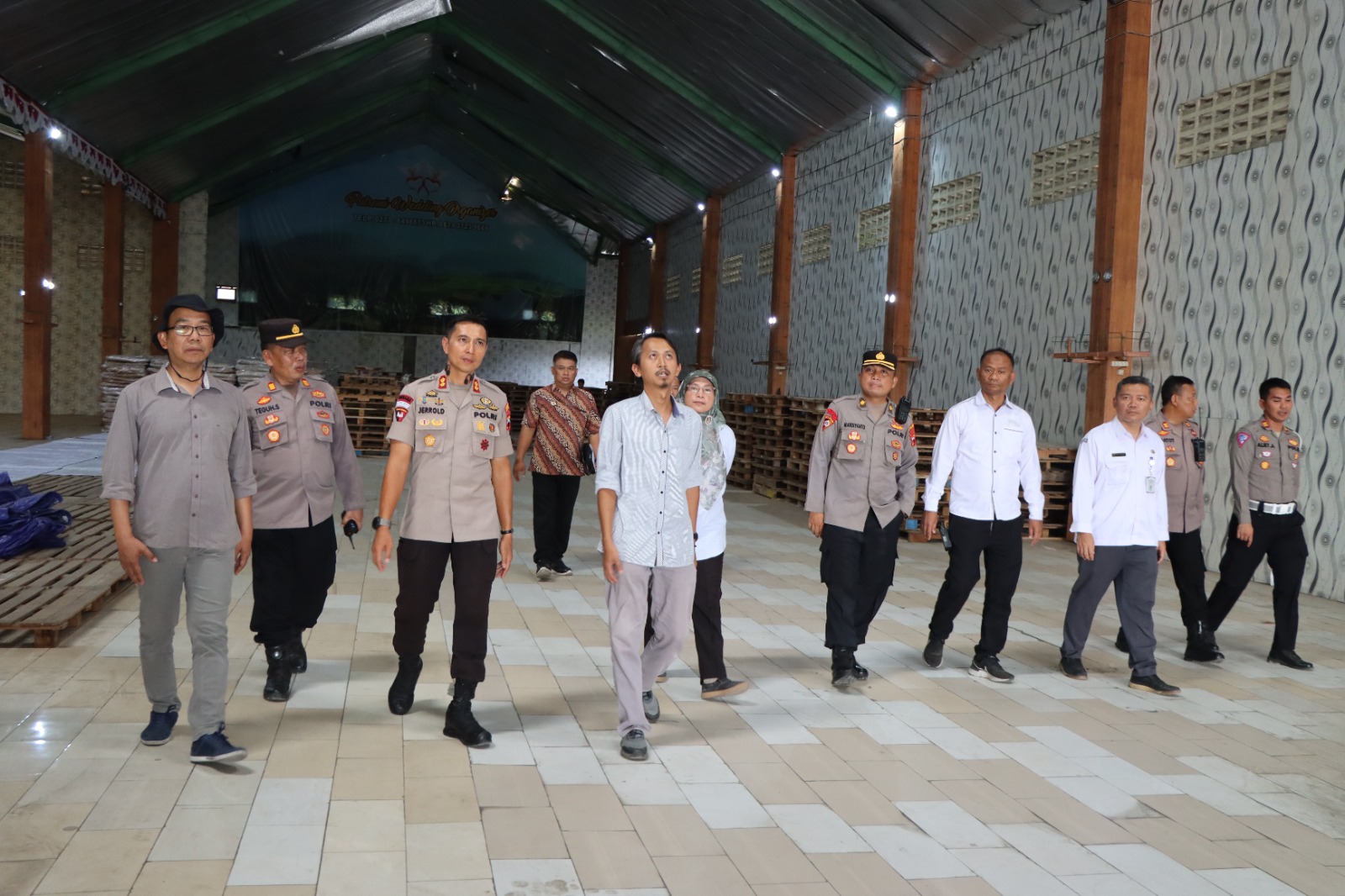 Kapolres Karanganyar Cek Kondisi Keamanan Gudang Logistik KPU