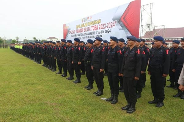 327 Personel Polri dan 150 TNI Amankan Pemungutan Suara di Simalungun