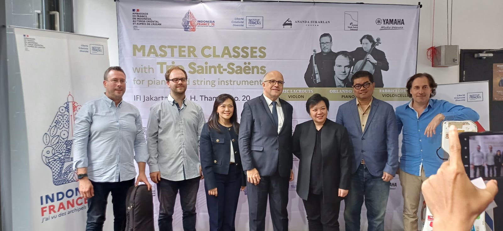 Musik Satukan Indonesia, Prancis: Trio Saint Saëns Gelar Toer Bersama Dua Orkestra Besar