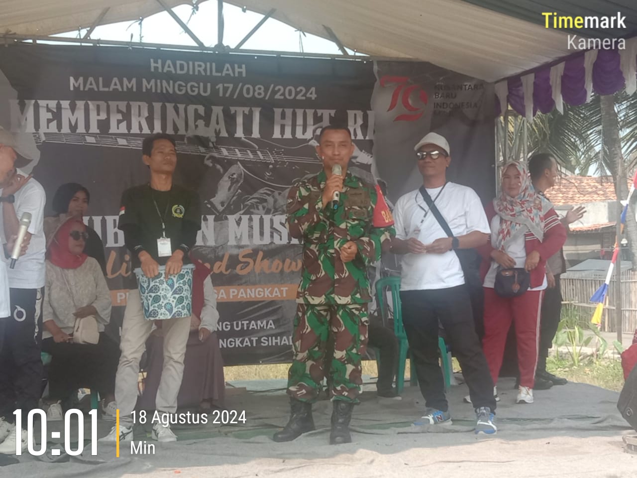 Pemerintahan desa Pangkat Gelar Acara Gebyar Hadiah dan Konser Musik di HUT RI ke 79