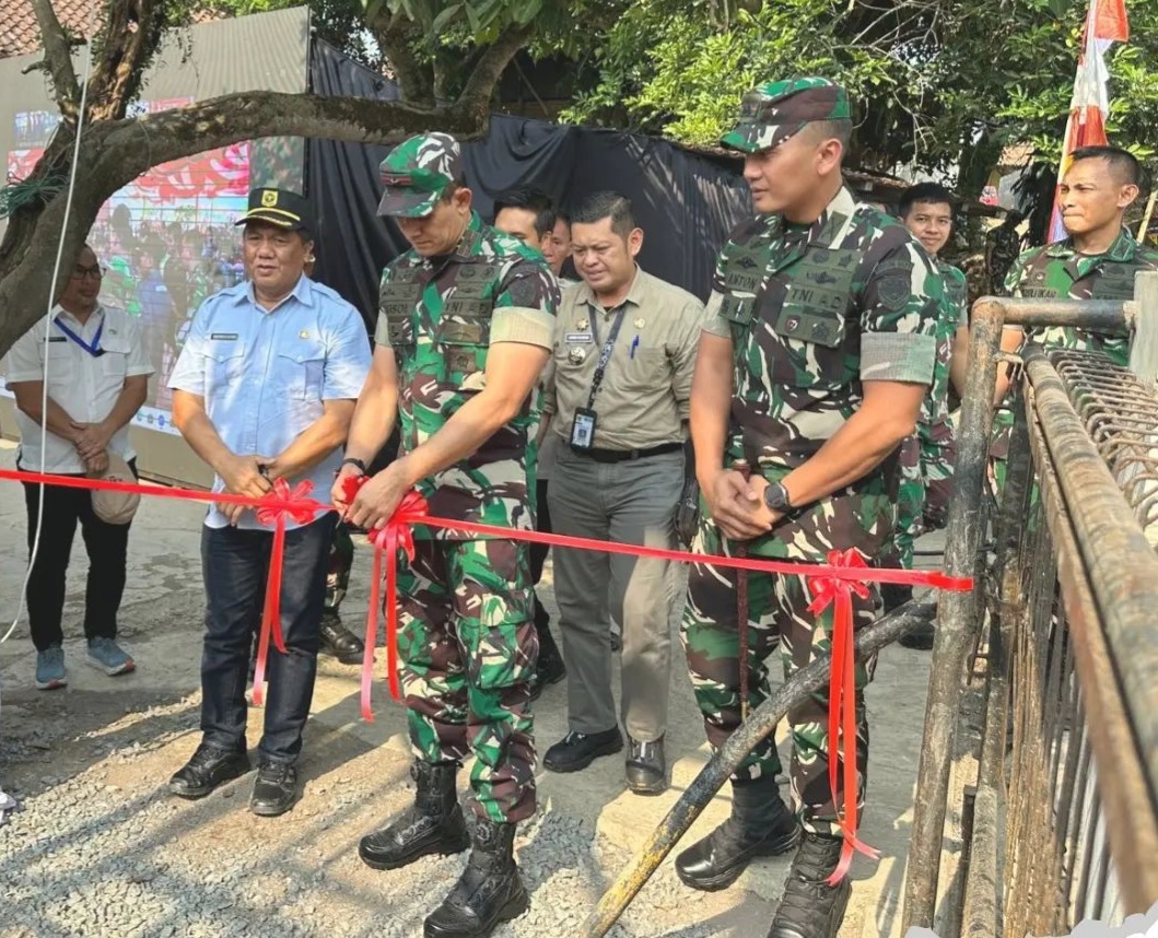 TNI Bersama Pemkab Bogor Bergerak Cepat, Sumur Bor dihadirkan Sebagai Solusi di Tengah Kekeringan