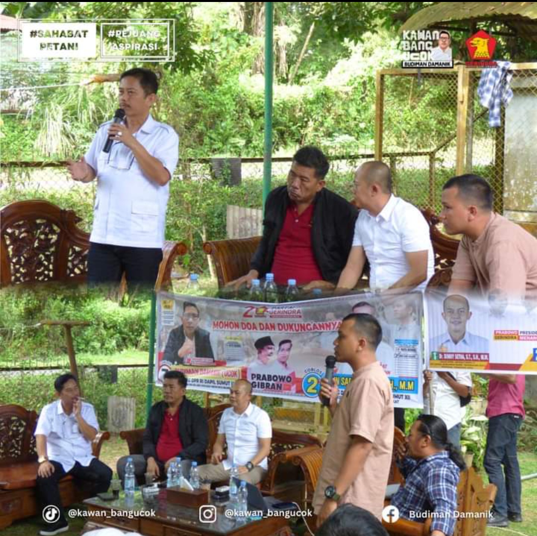 Budiman (Ucok) mMnghadiri Acara Reses   Wakil Ketua DPRD Kabupaten Langkat Donny Setha