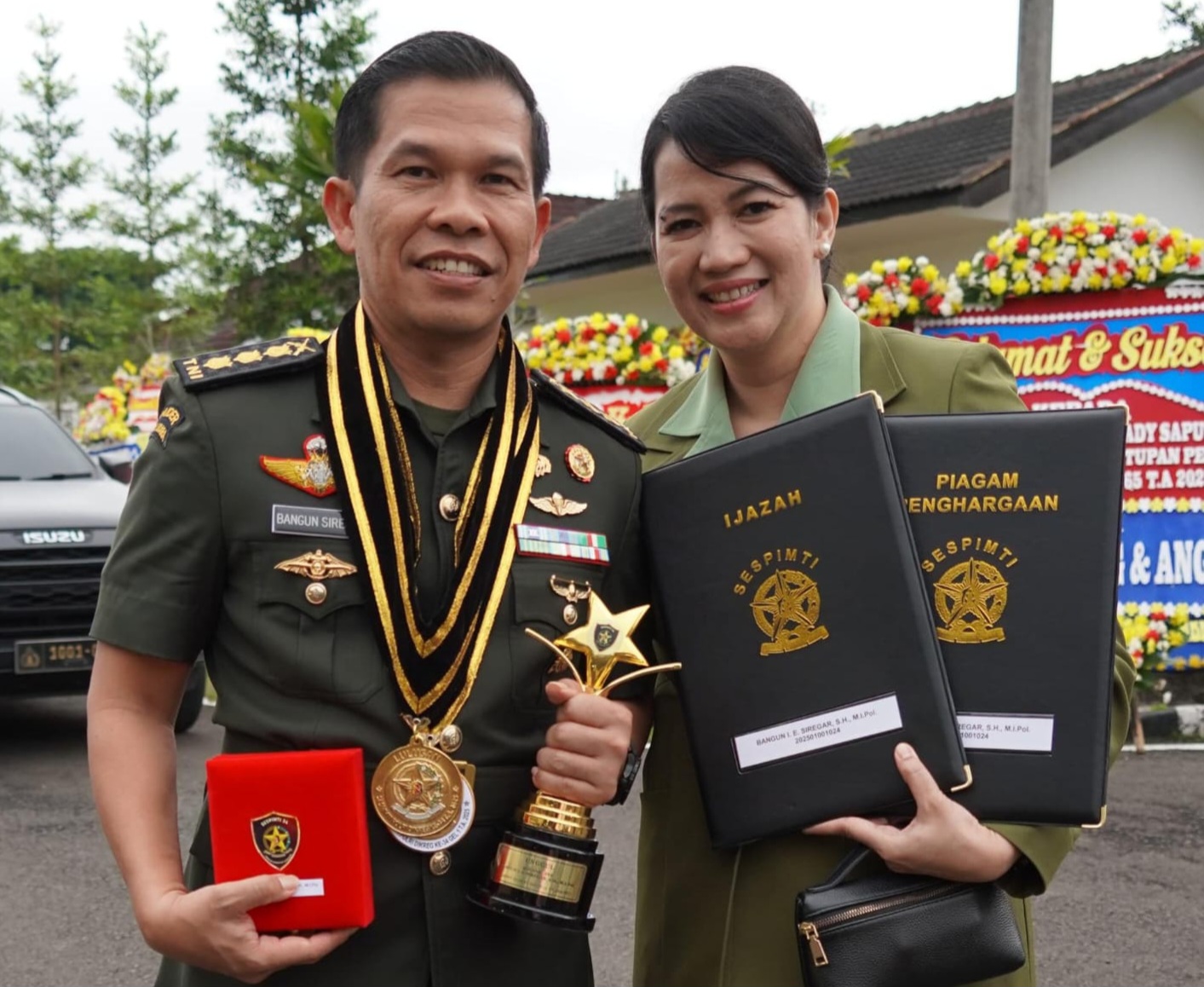 Kolonel Inf Bangun Siregar Raih Penghargaan UNGGUL Sespimti Dikreg 34 Kalemdiklat Polri 2025